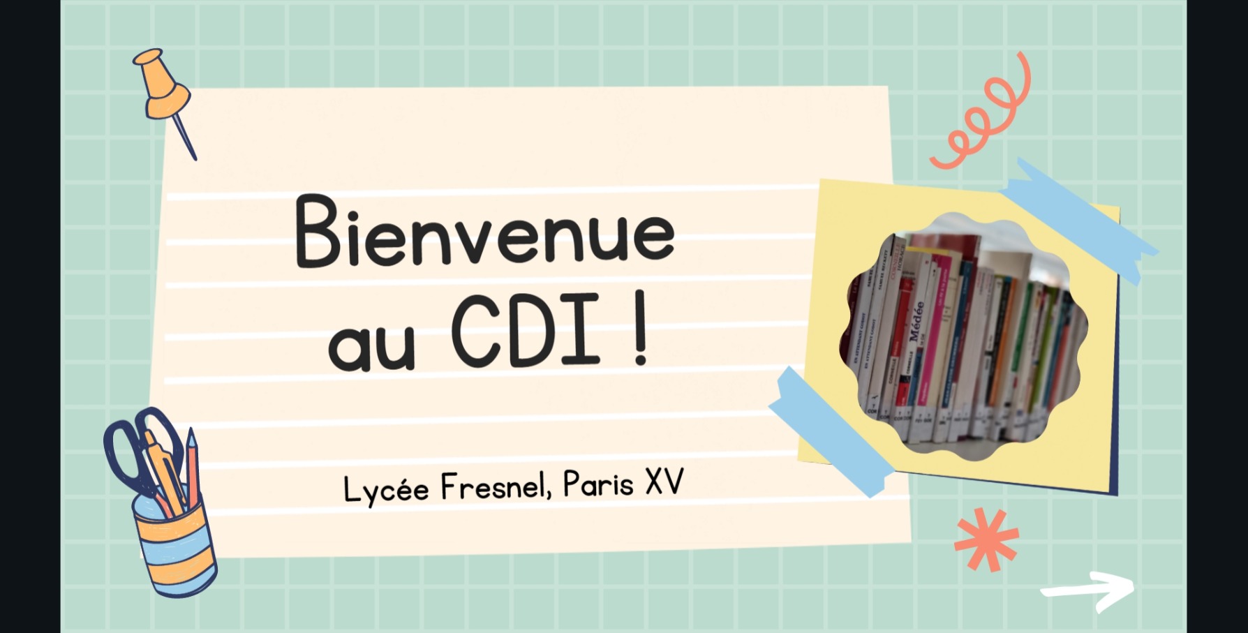 bienvenue au CDI 22-23